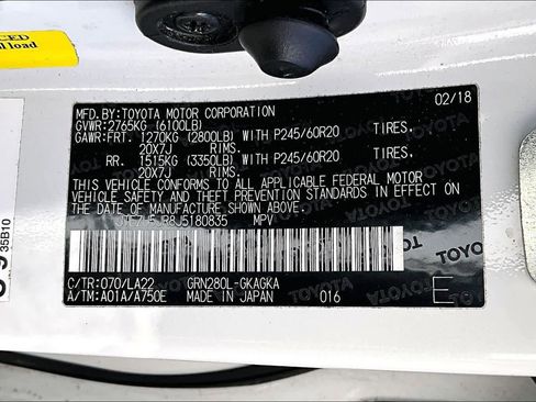 Used 2018 Toyota 4Runner Limited image 33