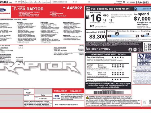 New 2025 Ford F150 Raptor image 2