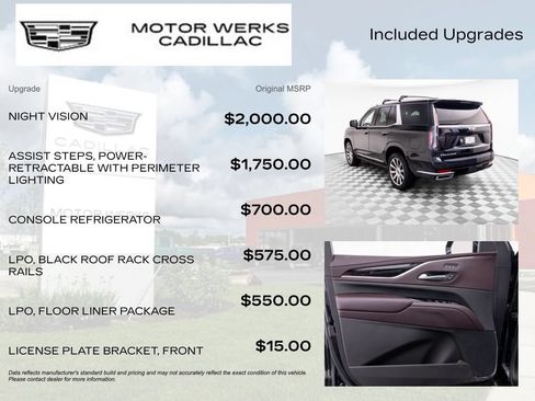 Certified 2024 Cadillac Escalade Premium Luxury Platinum w/ LPO, Floor Liner Package AWD/4WD image 4