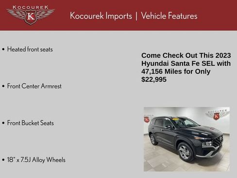 Used 2023 Hyundai Santa Fe SEL AWD/4WD image 5
