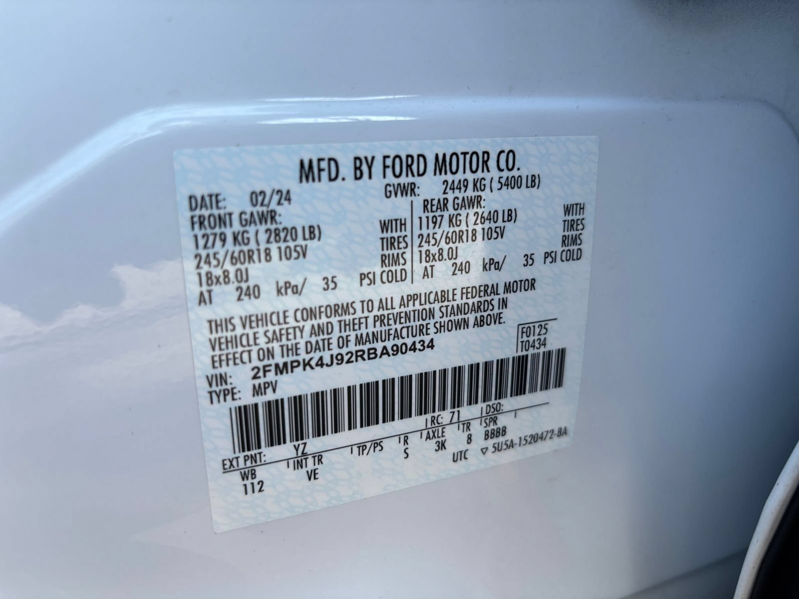 Used 2024 Ford Edge SEL AWD/4WD image 29