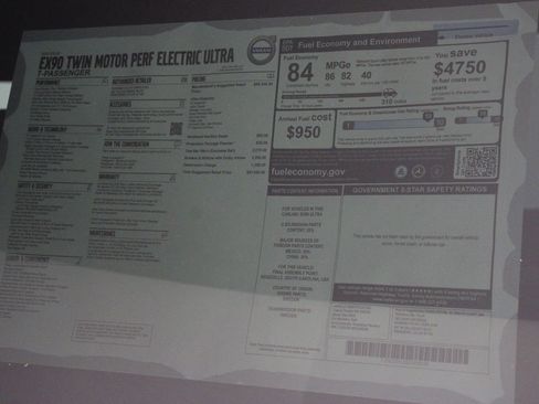 New 2025 Volvo EX90 Ultra image 17