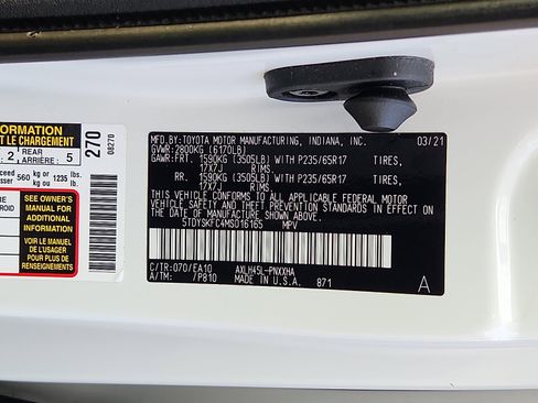 Used 2021 Toyota Sienna XLE image 32