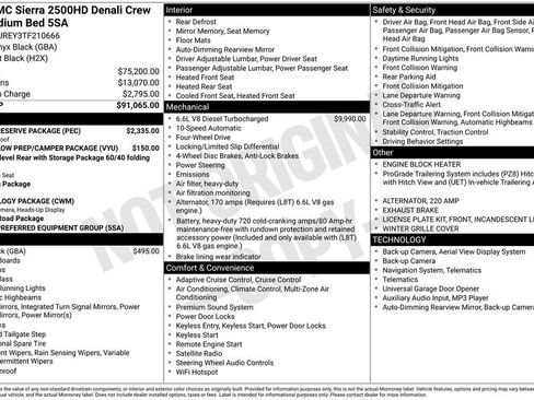 New 2026 GMC Sierra 2500 Denali w/ Denali Reserve Package AWD/4WD image 3