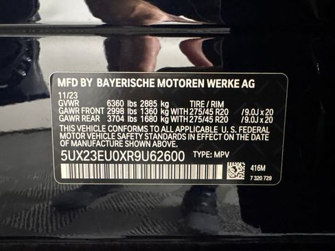 Certified 2024 BMW X5 xDrive40i w/ M Sport Package AWD/4WD image 35