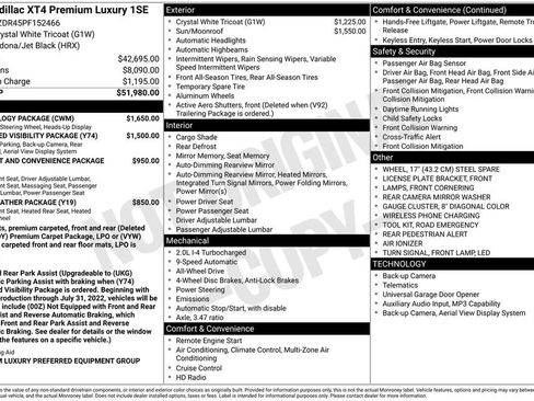 Used 2023 Cadillac XT4 Premium Luxury w/ Technology Package image 4