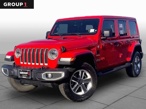 Used 2021 Jeep Wrangler Unlimited Sahara AWD/4WD image 1