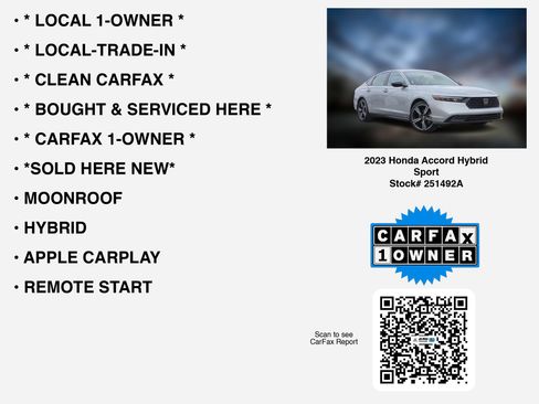 Certified 2023 Honda Accord Sport image 7