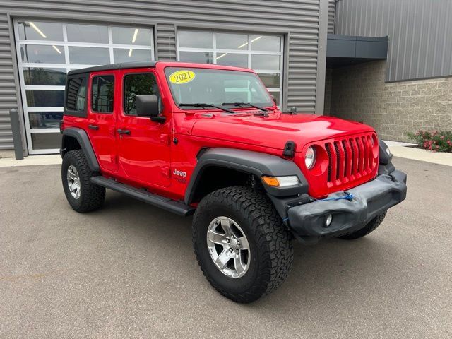 Used 2021 Jeep Wrangler Unlimited Sport AWD/4WD image 3