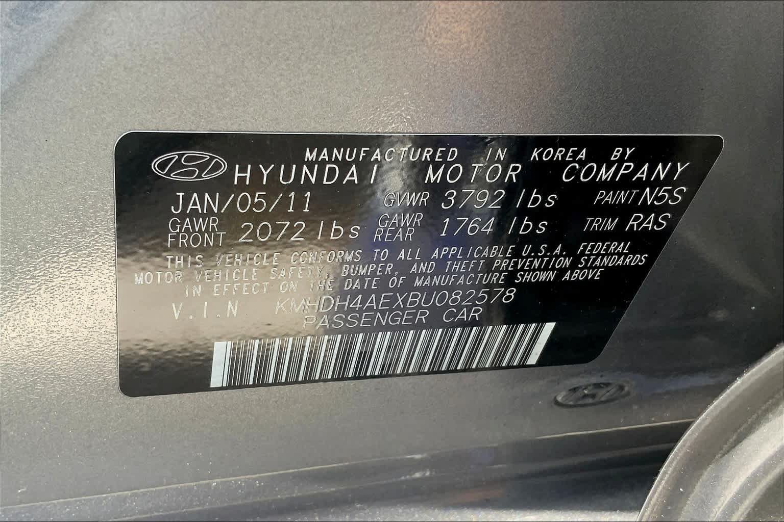 Used 2011 Hyundai Elantra GLS w/ Preferred Equipment Pkg 3 FWD image 31