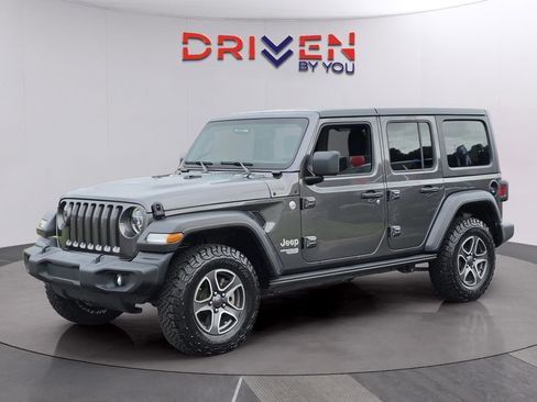 Certified 2021 Jeep Wrangler Unlimited Sport AWD/4WD image 1