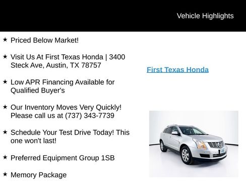 Used 2015 Cadillac SRX Luxury FWD image 9