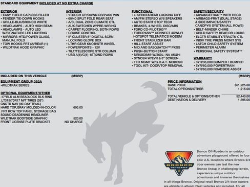 Used 2022 Ford Bronco Wildtrak image 2