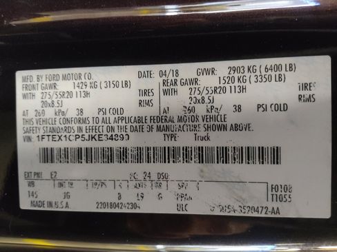 Used 2018 Ford F150 XL w/ Equipment Group 101A Mid image 33