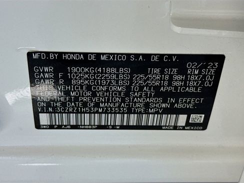 Certified 2023 Honda HR-V Sport image 35