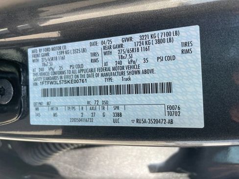 Used 2025 Ford F150 XLT w/ Equipment Group 301A Standard AWD/4WD image 26