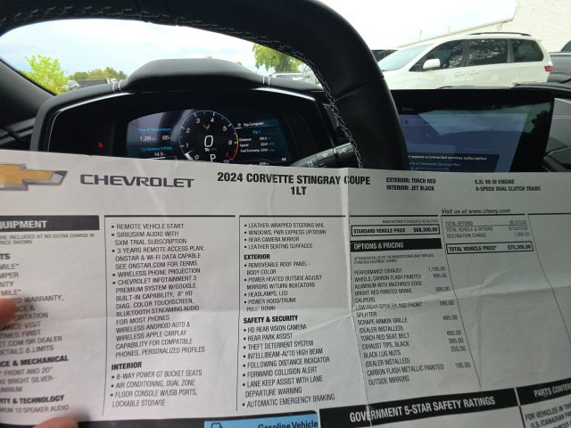 Used 2024 Chevrolet Corvette Stingray Coupe w/ 1LT RWD image 28