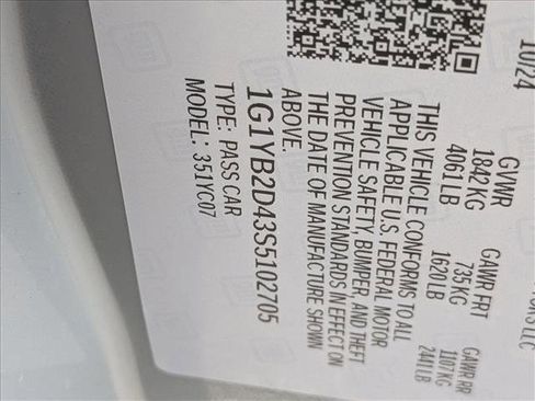 Used 2025 Chevrolet Corvette Stingray Preferred Cpe w/ Z51 Performance Package image 16