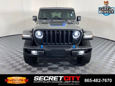 Used 2023 Jeep Wrangler Unlimited Rubicon 4xe w/ Steel Bumper Group AWD/4WD image 2