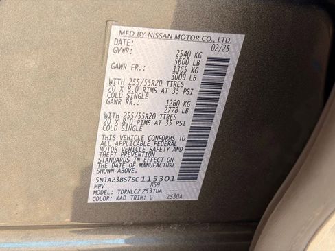 Certified 2025 Nissan Murano SV AWD/4WD image 30