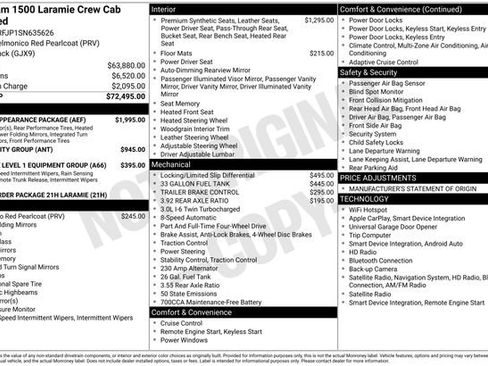 Used 2025 RAM 1500 Laramie w/ Sport Appearance Package AWD/4WD image 5