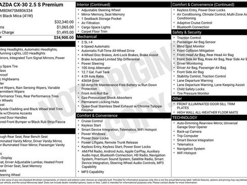 Used 2025 MAZDA CX-30 AWD 2.5 S w/ Premium Package image 9