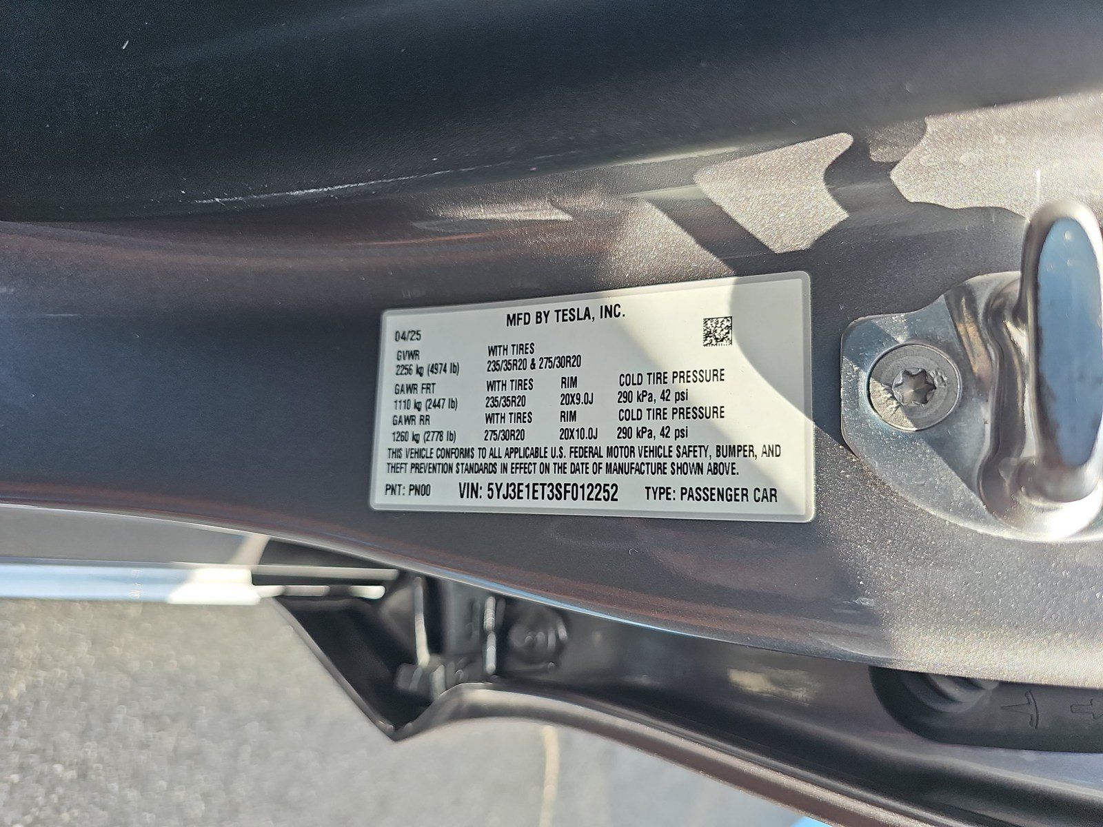 Used 2025 Tesla Model 3 Performance AWD/4WD image 30