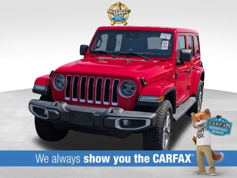 Used 2021 Jeep Wrangler Unlimited Sahara AWD/4WD image 1