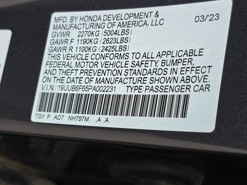Certified 2023 Acura TLX SH-AWD w/ Advance Package image 33