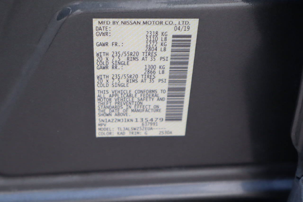 Used 2019 Nissan Murano Platinum FWD image 29