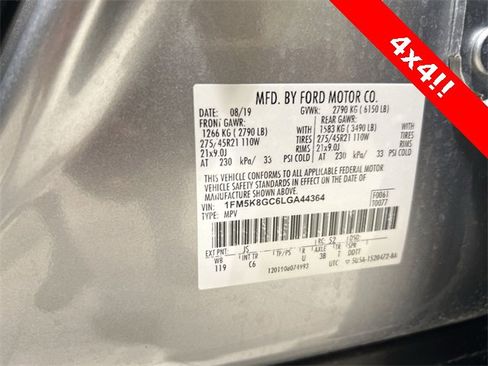 Used 2020 Ford Explorer ST w/ ST Street Pack image 42