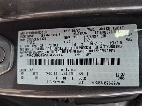 Used 2022 Ford Escape SE w/ Convenience Package AWD/4WD image 28