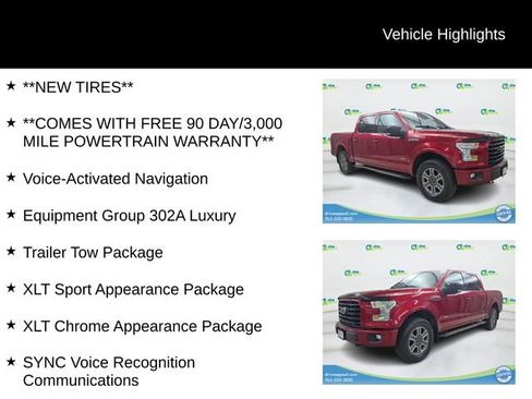 Used 2016 Ford F150 XLT w/ Equipment Group 302A Luxury AWD/4WD image 12