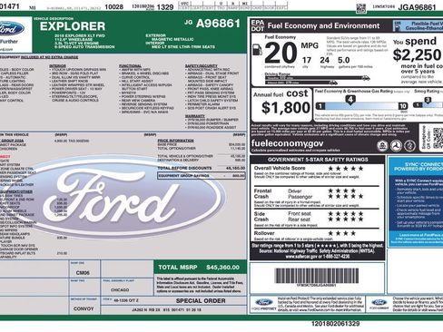 Used 2018 Ford Explorer XLT w/ Equipment Group 202A image 8