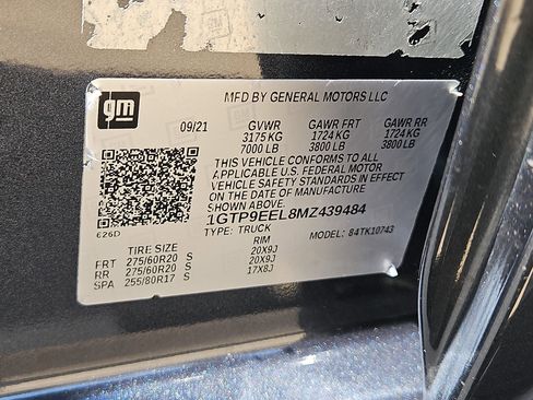 Used 2021 GMC Sierra 1500 AT4 image 32