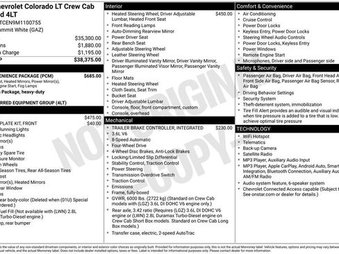 Used 2021 Chevrolet Colorado LT w/ LT Convenience Package AWD/4WD image 5