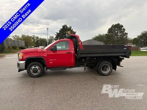 Used 2015 GMC Sierra 3500 4x4 Regular Cab w/ Snow Plow Prep Package image 3