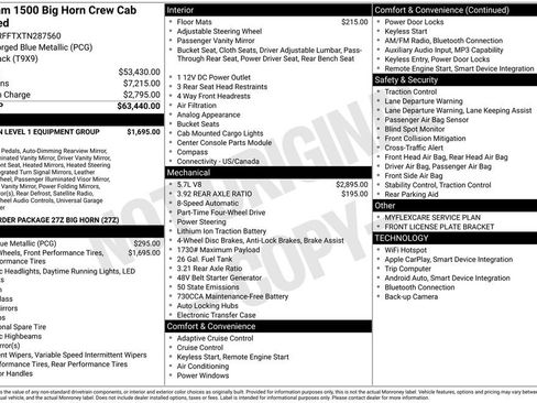 New 2026 RAM 1500 Big Horn AWD/4WD image 4