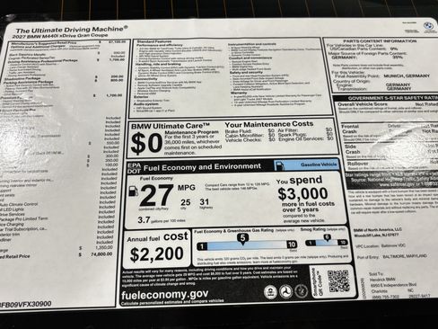New 2027 BMW 440i xDrive w/ Premium Package AWD/4WD image 31