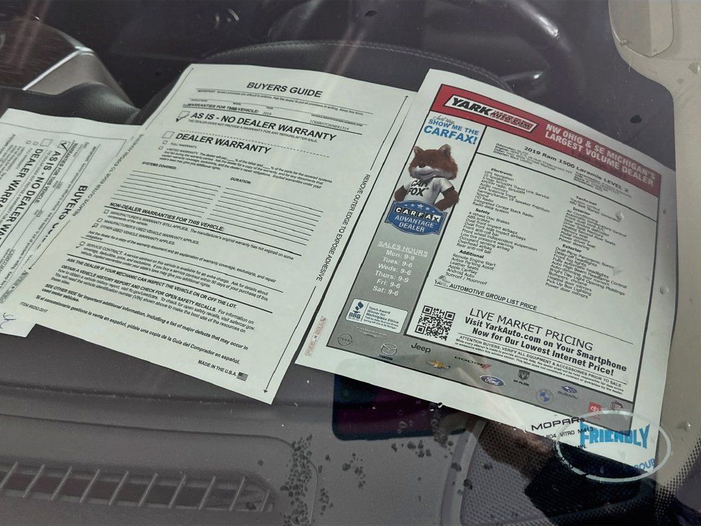Certified 2019 RAM 1500 Laramie AWD/4WD image 14