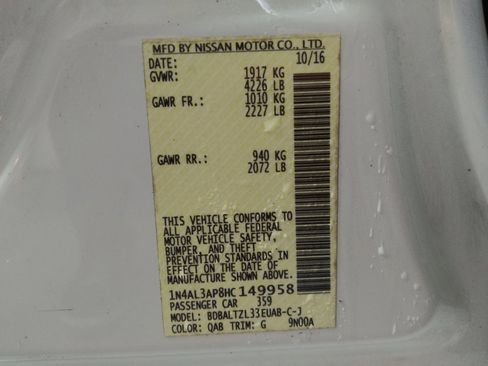 Used 2017 Nissan Altima 2.5 SL w/ 2.5 Technology Package image 33