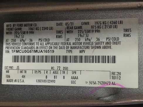 Used 2021 Ford Escape SE w/ SE Sport Appearance Package FWD image 33