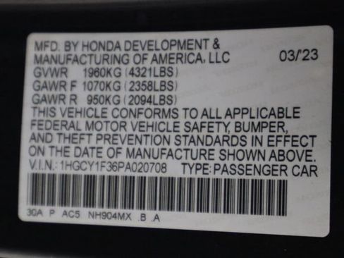 Used 2023 Honda Accord EX image 33
