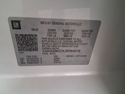 Used 2018 GMC Yukon SLT w/ Open Road Package image 30