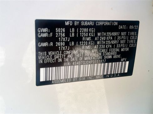 Used 2023 Subaru Outback Wilderness image 34