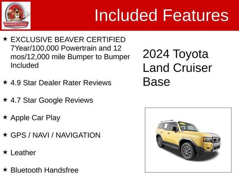 Used 2024 Toyota Land Cruiser AWD/4WD image 4