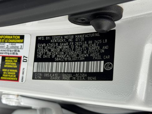 Used 2020 Lexus ES 350 image 42