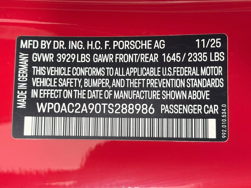 Used 2026 Porsche 911 GT3 RWD image 30
