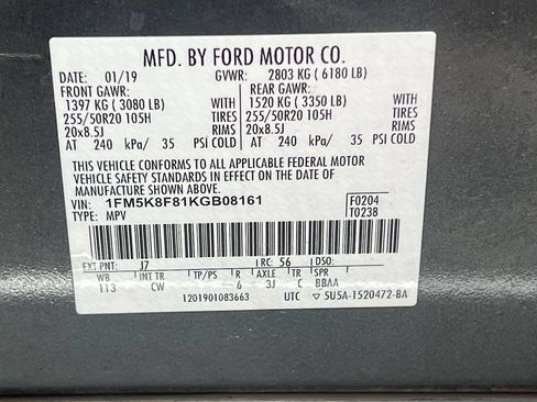 Used 2019 Ford Explorer Limited w/ Ford Safe & Smart Package AWD/4WD image 35