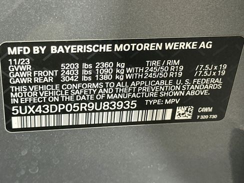 Used 2024 BMW X3 sDrive30i w/ Convenience Package RWD image 12